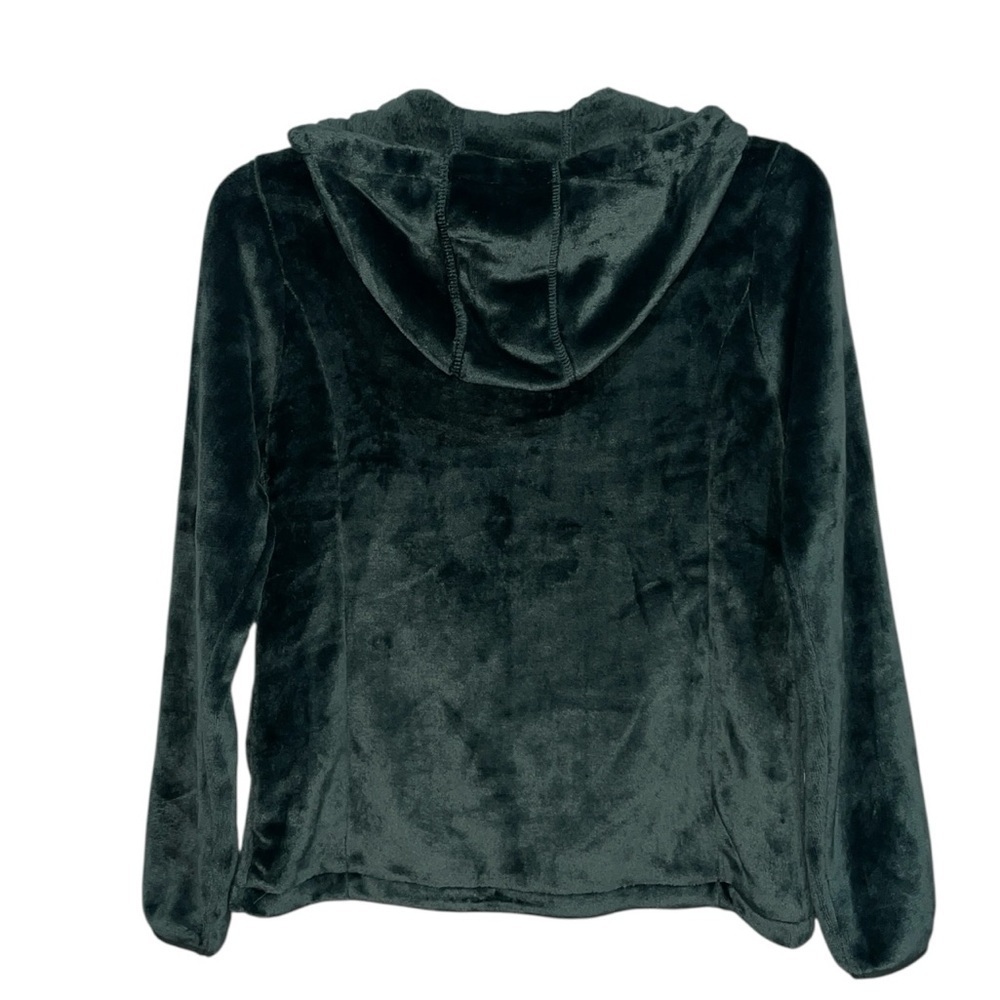 Gerry Gray Green Fleece with Pockets Cozy Hoodie Size Small - Picture 3 of 6